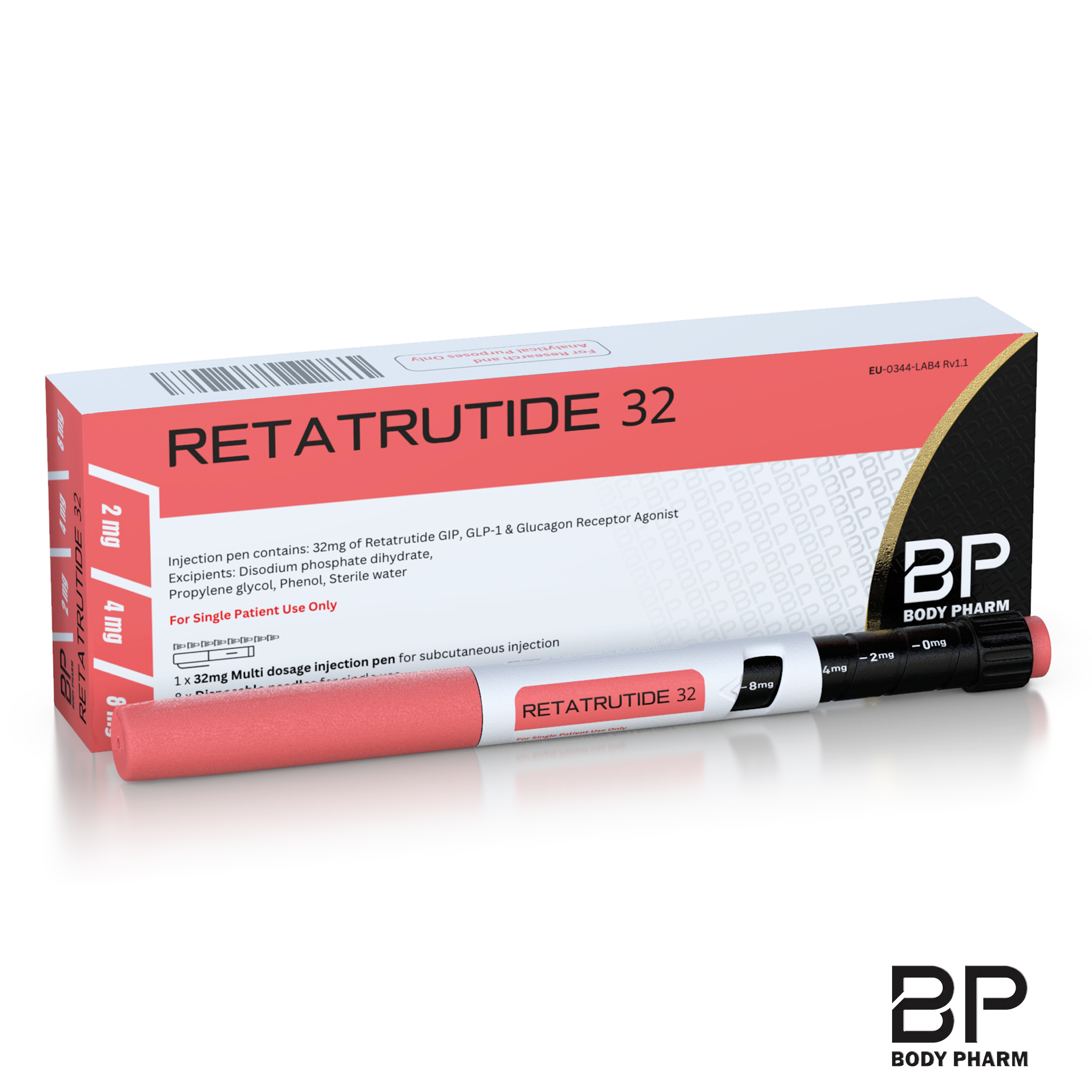 Retatrutide 32mg injection pen - premium quality peptide for sale in UK